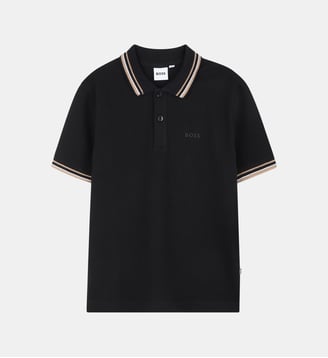 Polo à manches courtes - BOSS Kidswear - Black