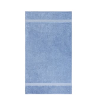 Serviette de bain  en coton modal - Yves Delorme - Bleu clair