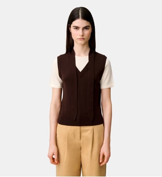 Pull superposé laine - Claudie Pierlot - Bicolore