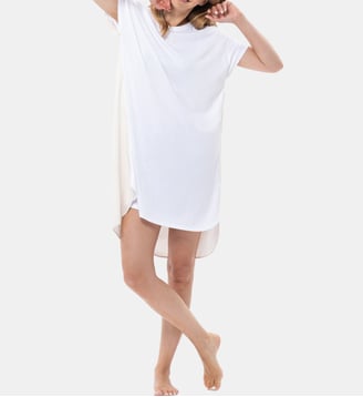 Chemise de nuit en coton modal AMY 201 - Lingerie Le Chat - Multicolore