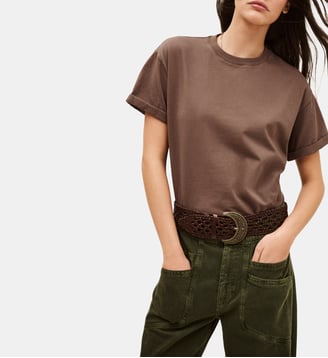 T-shirt droit Rosie  - Ba&sh - Chamois