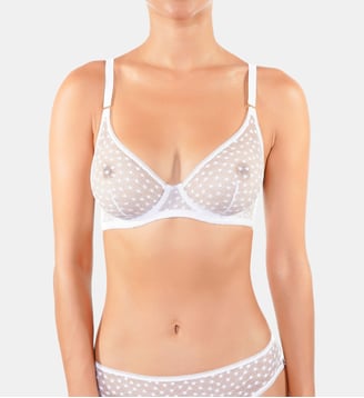 Soutien gorge armatures - Daisy White - Huit - Noir