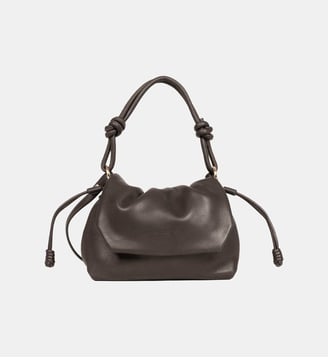 Petit sac besace Lush en cuir - Lancaster - Marron