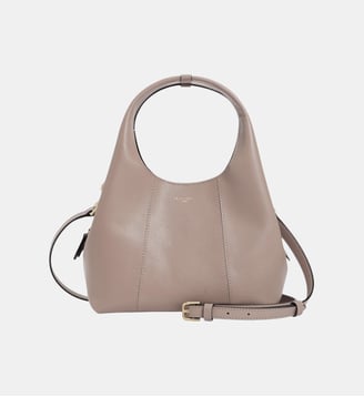 Petit Sac à main Juliette en cuir grainé - Le Tanneur - Gris fossile