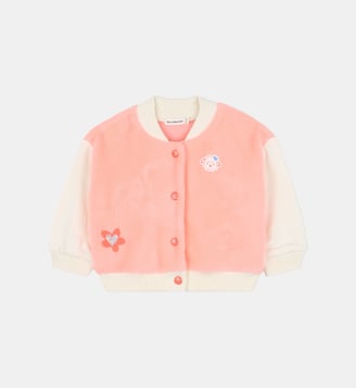 Gilet en polaire - Billieblush - Écru et rose