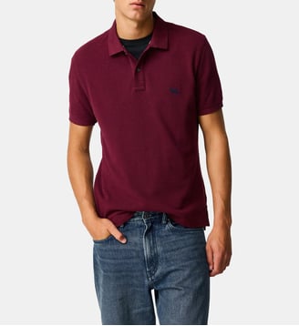Polo slim en coton manches courtes Gunn - Rodd & Gunn - Bordeaux