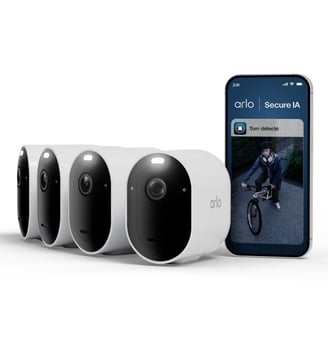 Caméra de surveillance Pack de 4 caméras 2K+ extérieur Pro6 Arlo