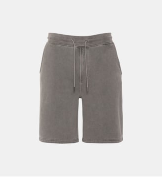 Short de survêtement effet délavé - Schott - Charbon