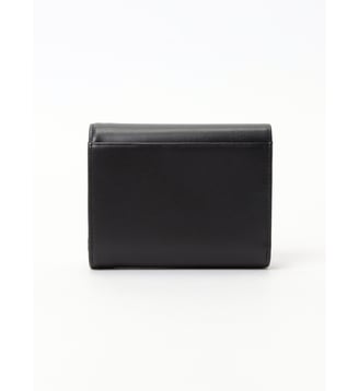 portefeuille en cuir noir - Agnès b. - Noir