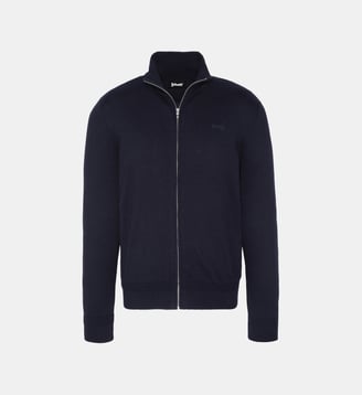 Gilet zippé - Schott - Bleu marine