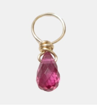 Pendentif Mia - Or 750‰ - Saphir rose foncé YAY Paris