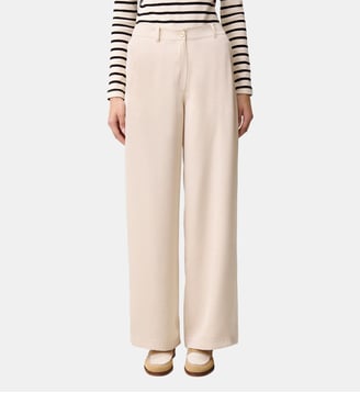 Pantalon satin - Claudie Pierlot - Vanille