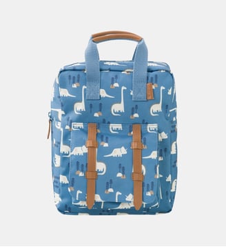 Sac à dos small Dino déperlant - Fresk - Bleu et blanc