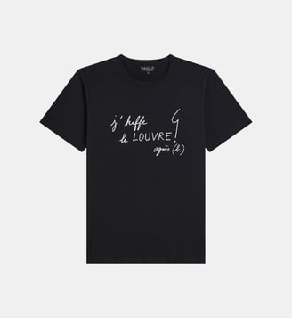 t-shirt mixte sérigraphié par Agnès b. - Agnès b. - Noir