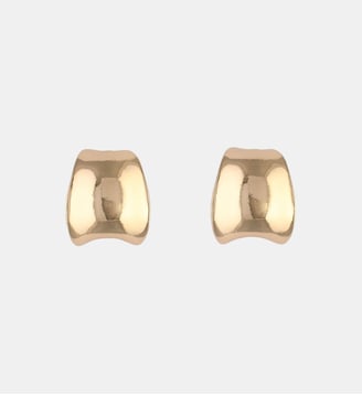Boucles d'oreilles créoles larges dorées - Balaboosté - Doré
