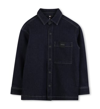 Chemise en jean - BOSS Kidswear - Bleu denim