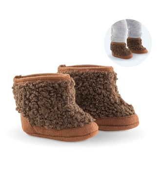 Bottes Moumoute Marron pour poupon 36 cm - Corolle - Multicolore
