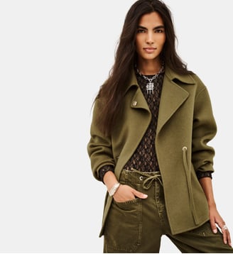 Manteau Kam - Ba&sh - Kaki