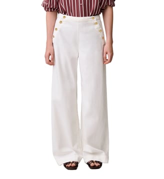 Jean pont denim - Claudie Pierlot - Denim ecru