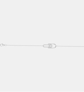 Bracelet Délicate entrevue en Argent avec diamant blanc - La Garçonne Diamant - Argent