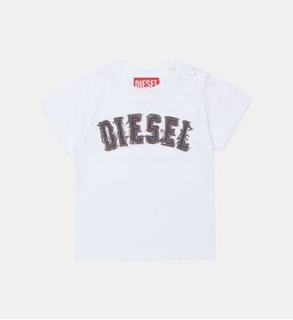 T-shirt avec logo - Diesel Kids - Blanc