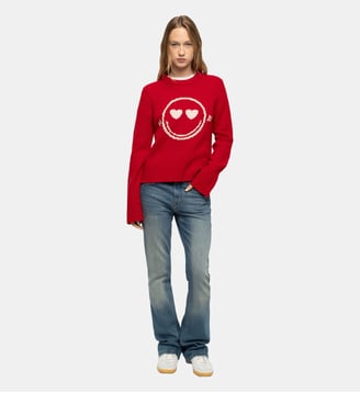 Pull Malty 100% Laine Mérinos - Zadig&Voltaire - Rouge love