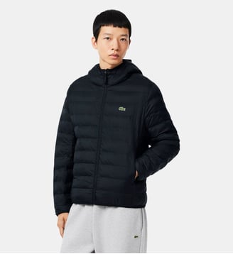 Doudoune déperlante coupe-vent - Lacoste - Noir