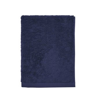 Drap de bain uni en coton, 530 gr/m², AQUA - Essix - Bleu nocturne