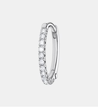 Créole unique Pierres blanches argent - Thomas Sabo - Argent