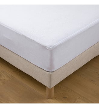 Protège-matelas, en éponge, antibactérien, imperméable - La Redoute Interieurs - Blanc
