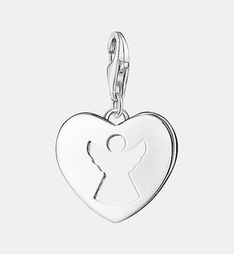 Pendentif Charm cœur ange-gardien - Thomas Sabo - Argent