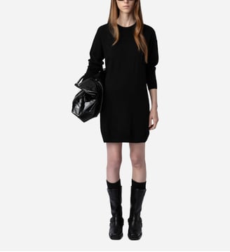 Robe Kanjy 100% Laine - Zadig&Voltaire - Noir