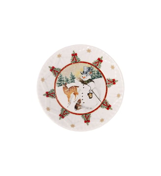 Pt assiette creuse, bonhomme de neige Villeroy & Boch
