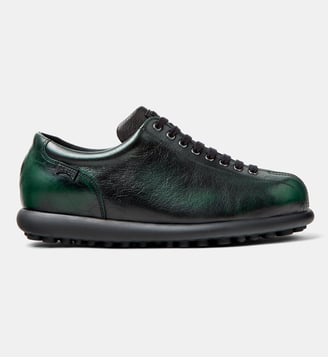 Baskets Pelotas Ariel Hella Twins cuir - Camper - Gris anthracite