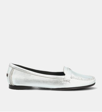 Mocassin tribeca - cuir lisse - Fairmount - Métalisé