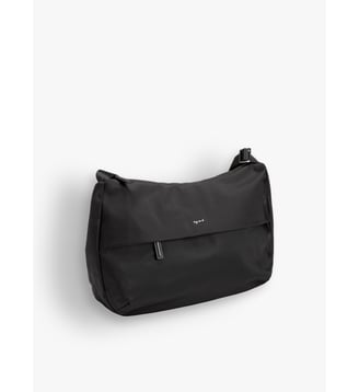 sac bandoulière en nylon - Agnès b. - Noir
