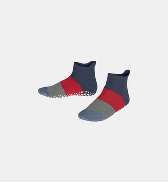 Chaussettes À Picots Colour Block Coton - Falke - Bleu foncé