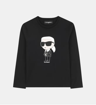 T-shirts à manches longues - Karl Lagerfeld Kids - Black