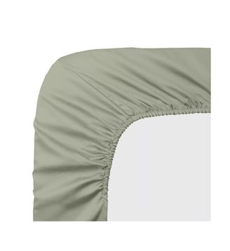 Drap housse b30 satin de coton - Garnier Thiebaut - Vert