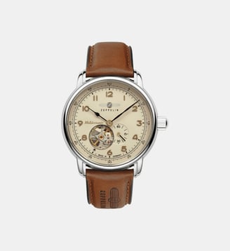 Montre automatique 100 Ans Beige Z-9666-5 - Zeppelin - Argenté