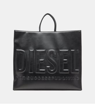 Dsl 3D-Sac shopping avec logo embossé - Diesel - Noir