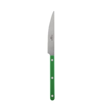 Couteau de table, Bistrot Vintage - Sabre - Vert jardin