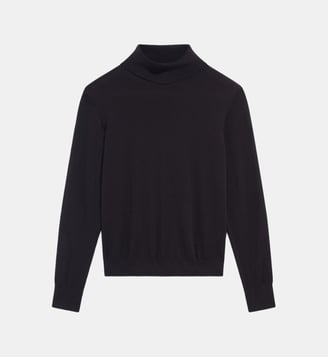 Pull à col roulé en laine mérinos - ROSAIRE - Gerard Darel - Marron