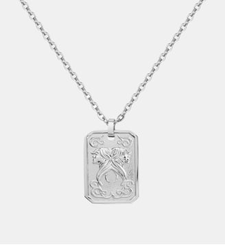 Collier Zodiaque Gémeaux Argent en Acier 316L - Phebus - Acier