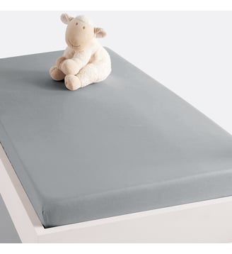 Drap housse enfant uni en polycoton La Redoute Interieurs