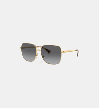 Lunettes de soleil Carré RA4142 - Polo Ralph Lauren - Or brillant