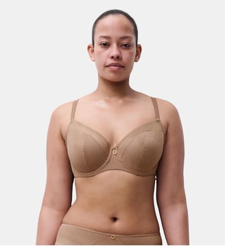 Soutien-gorge emboîtant maille douce - Chantelle - Talc