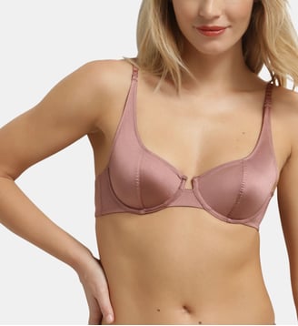 Soutien-gorge balconnet avec armatures Chocolove - Dim - Marron clair