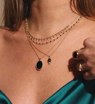 Collier FRIDA - Nilaï - Bleu