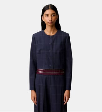 Veste boîte à carreaux - Claudie Pierlot - Multicolore